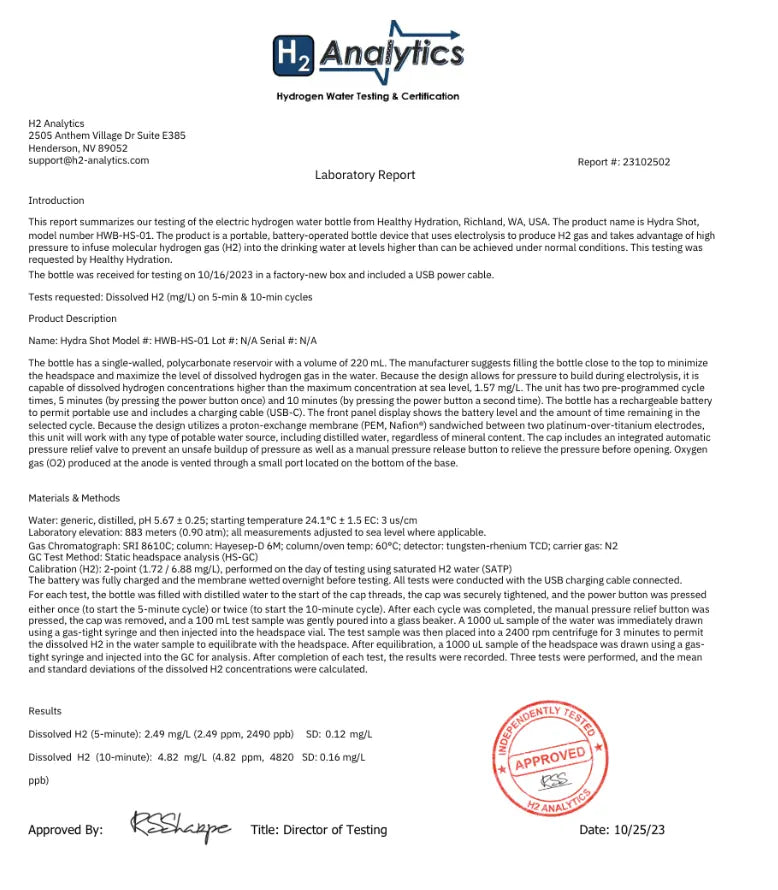 Hydra-Shot - Healthy Hydration