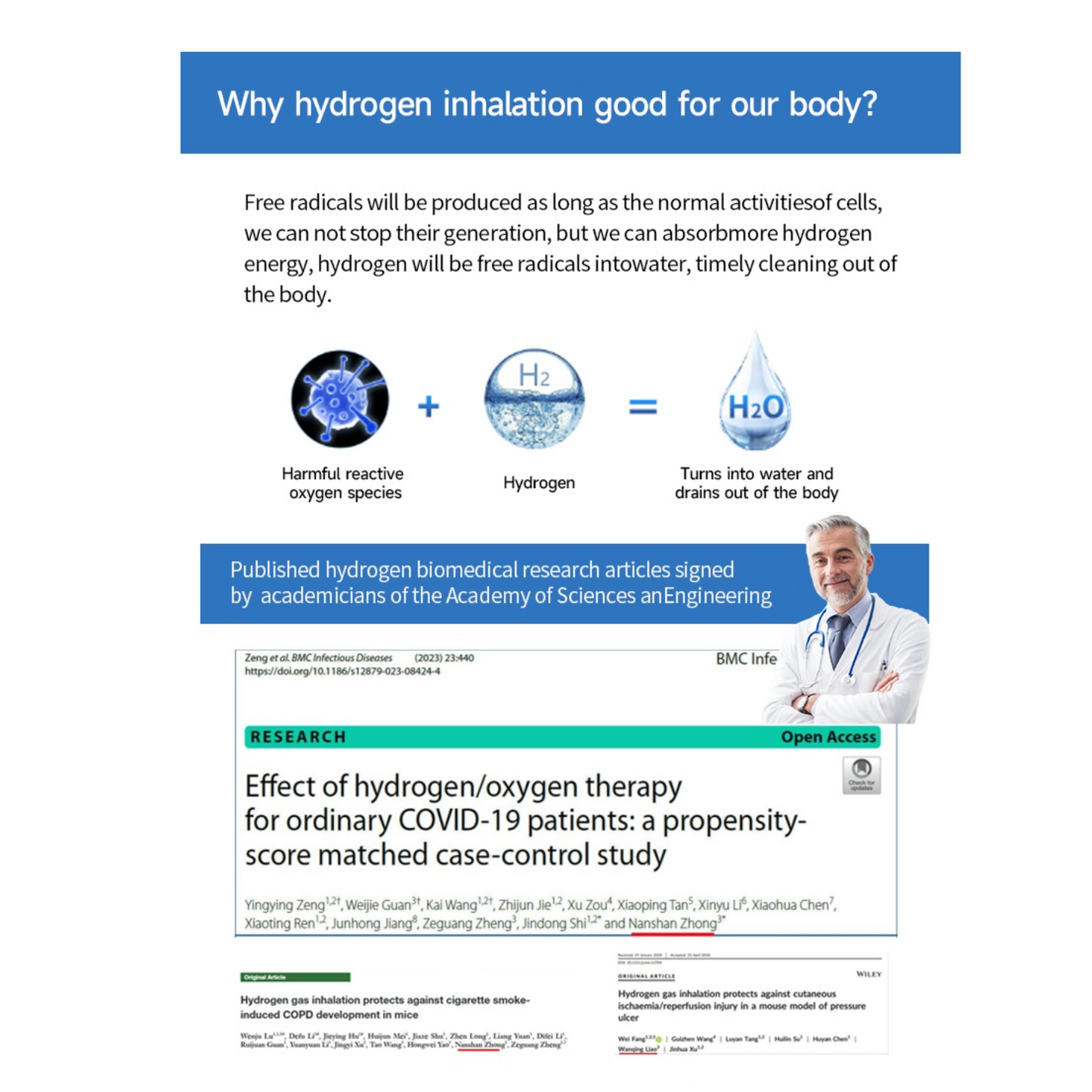 Hydrogen Inhalation 4 in 1  Device 600ML Hydrogen 300ML Oxygen HH600